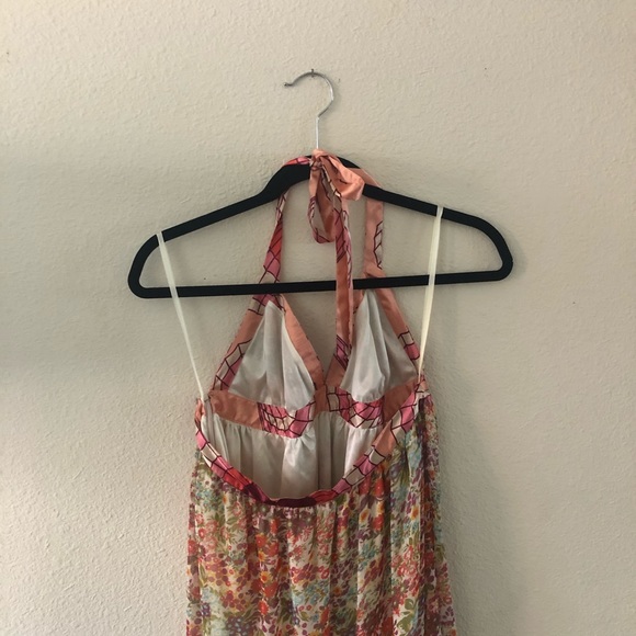 Kaitlyn Halter Floral Maxi Dress - Picture 3 of 4